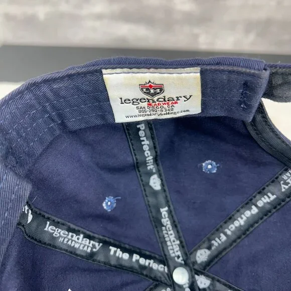 Vintage Kiawah Island Strap Back Hat OSFA Dad Cap South Carolina Distressed y2k - Picture 7 of 12